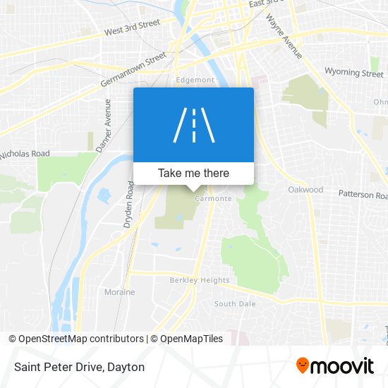 Saint Peter Drive map