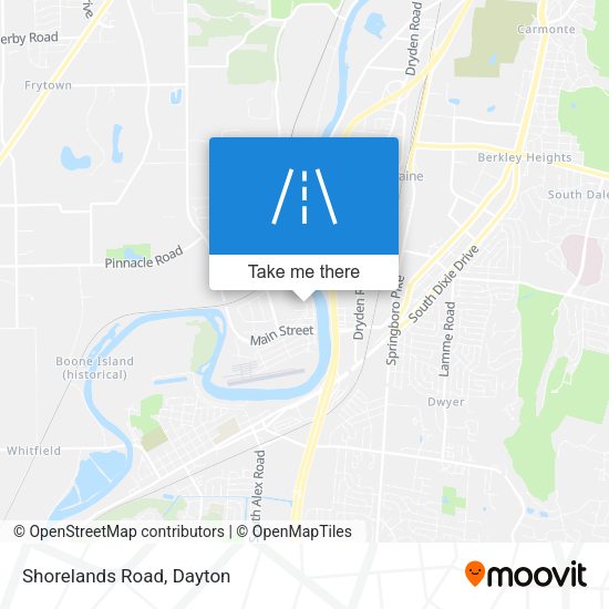 Mapa de Shorelands Road