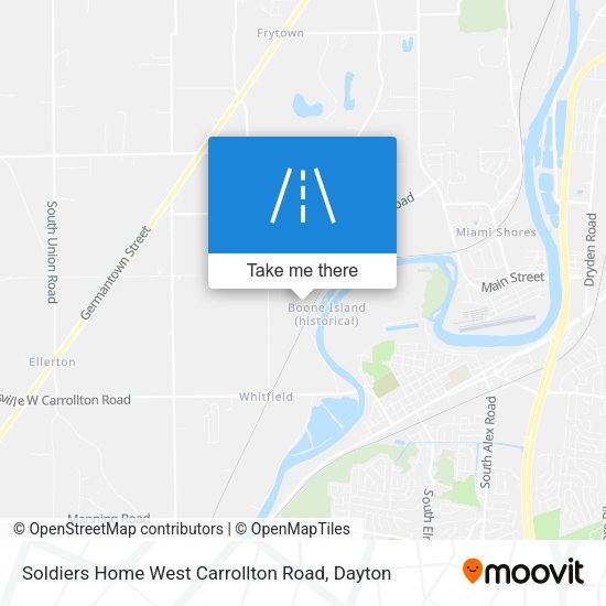 Mapa de Soldiers Home West Carrollton Road