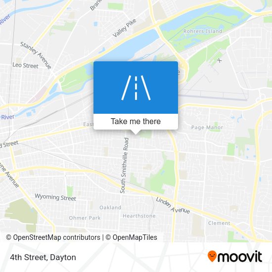 Mapa de 4th Street