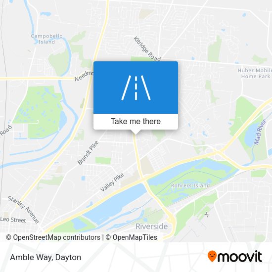 Mapa de Amble Way