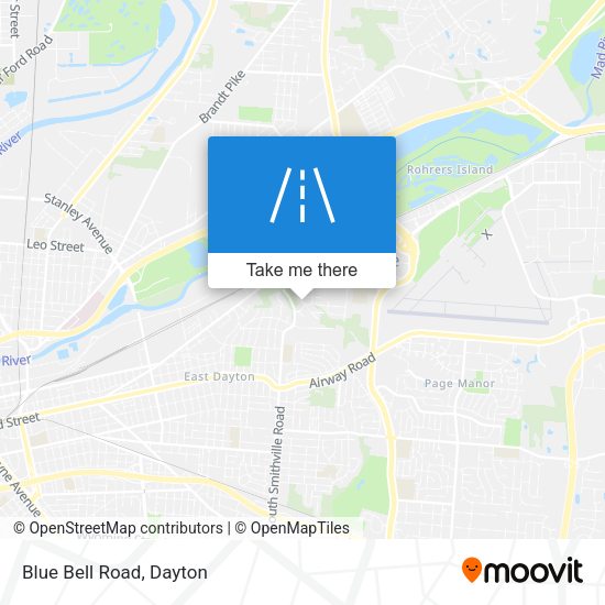 Mapa de Blue Bell Road