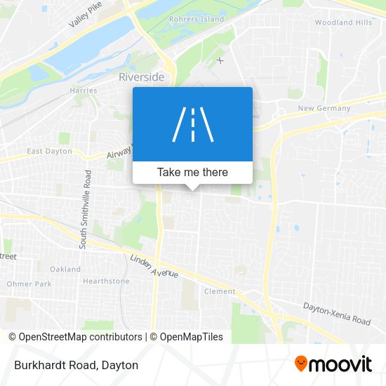 Mapa de Burkhardt Road