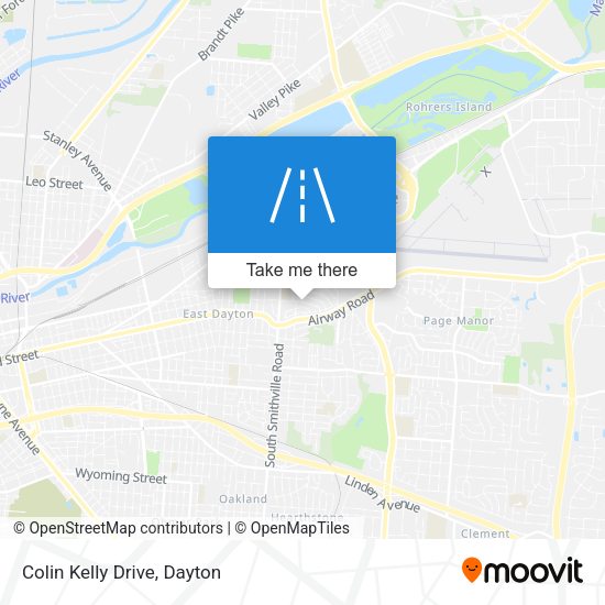 Mapa de Colin Kelly Drive