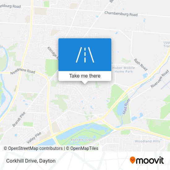 Mapa de Corkhill Drive
