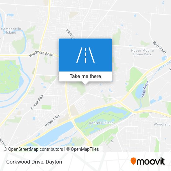 Mapa de Corkwood Drive