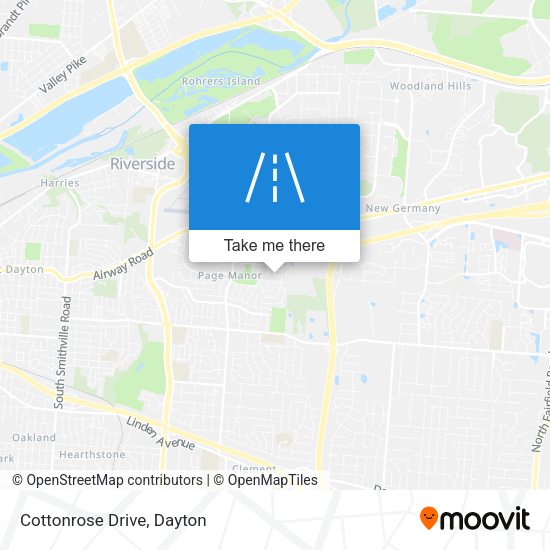Mapa de Cottonrose Drive