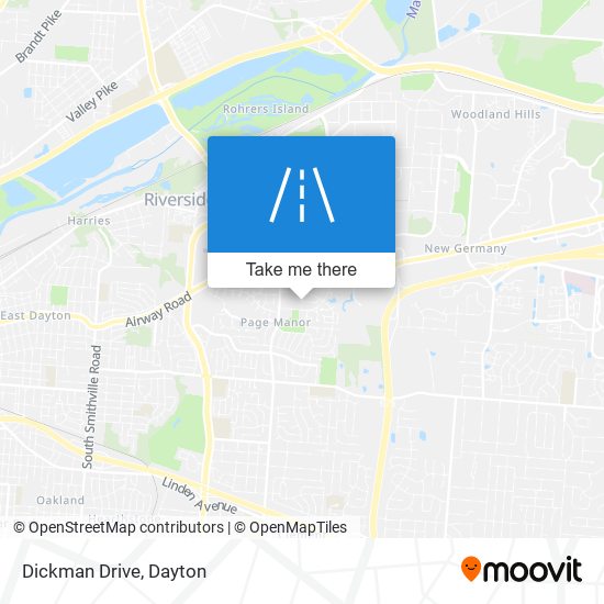 Dickman Drive map