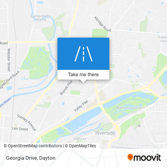 Georgia Drive map