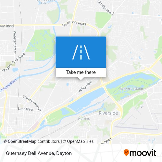 Guernsey Dell Avenue map