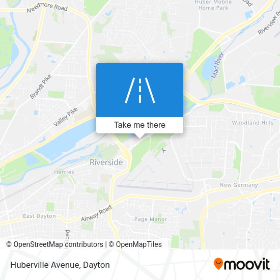 Mapa de Huberville Avenue