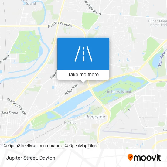 Mapa de Jupiter Street