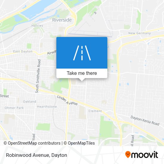 Mapa de Robinwood Avenue