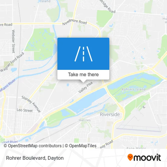 Rohrer Boulevard map