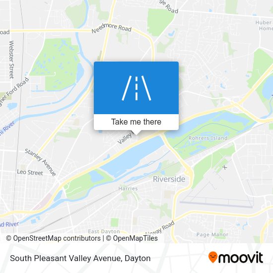 Mapa de South Pleasant Valley Avenue