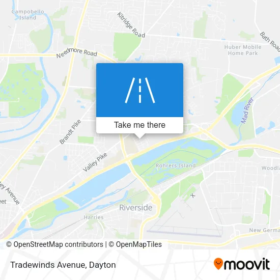 Tradewinds Avenue map
