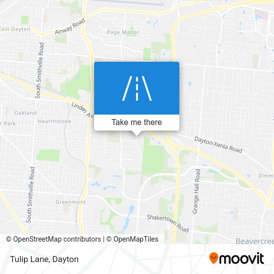 Mapa de Tulip Lane