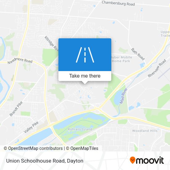 Union Schoolhouse Road map