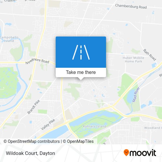 Mapa de Wildoak Court