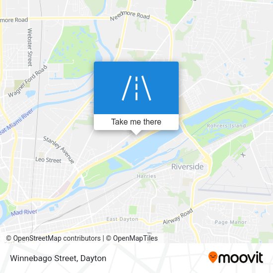 Mapa de Winnebago Street