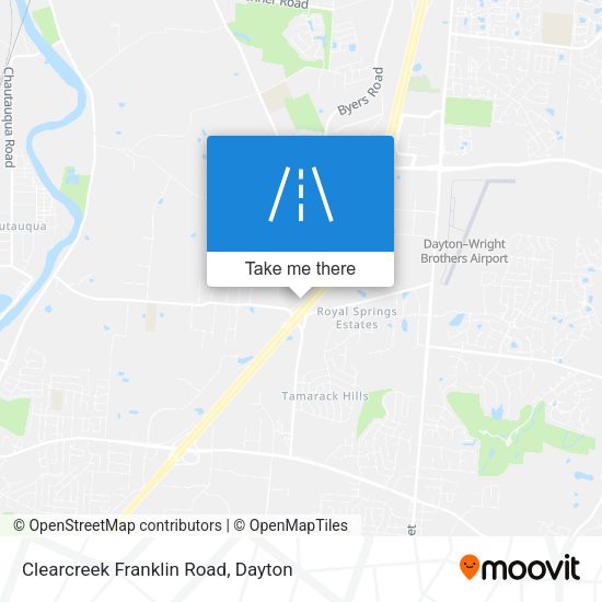 Mapa de Clearcreek Franklin Road