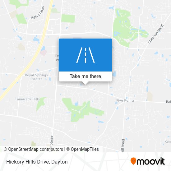 Mapa de Hickory Hills Drive