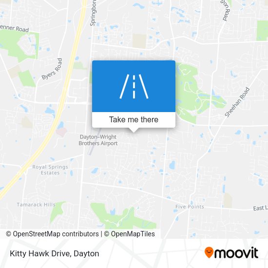 Kitty Hawk Drive map