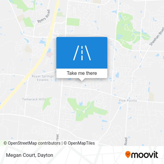Mapa de Megan Court