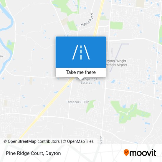 Mapa de Pine Ridge Court