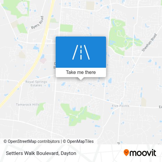 Mapa de Settlers Walk Boulevard