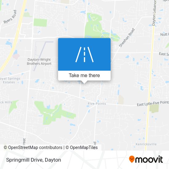 Springmill Drive map