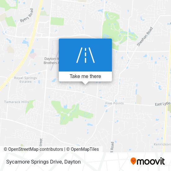 Sycamore Springs Drive map