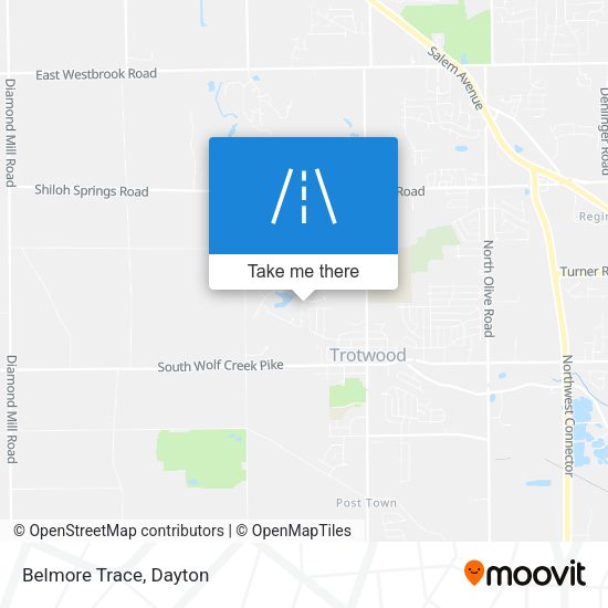 Mapa de Belmore Trace