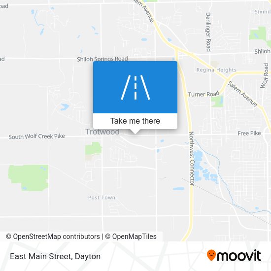 Mapa de East Main Street