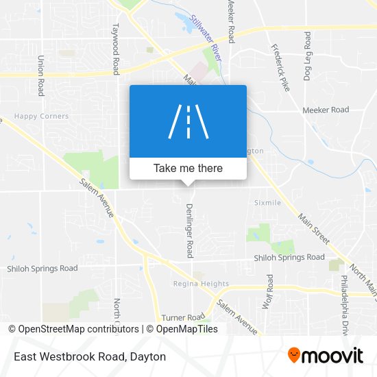 East Westbrook Road map