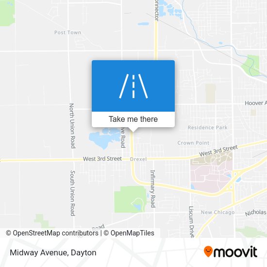 Mapa de Midway Avenue