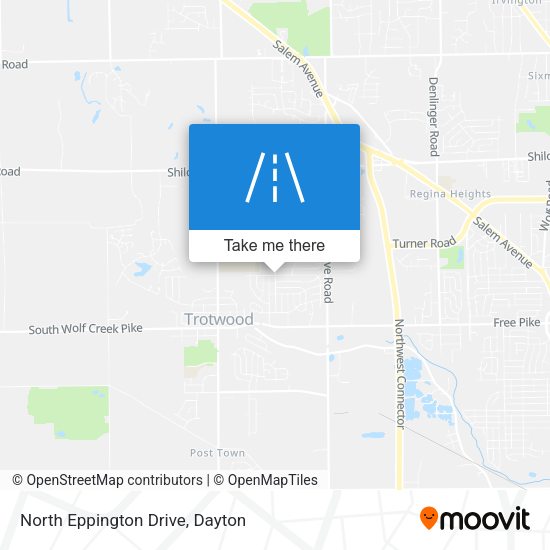 North Eppington Drive map