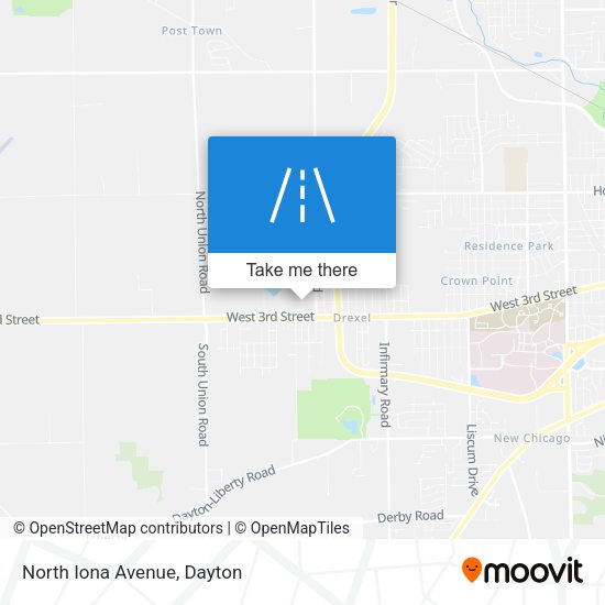 Mapa de North Iona Avenue