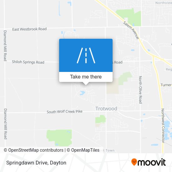 Mapa de Springdawn Drive