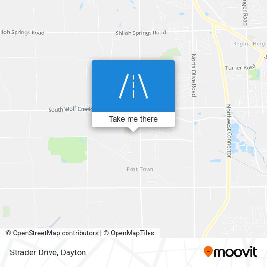Mapa de Strader Drive