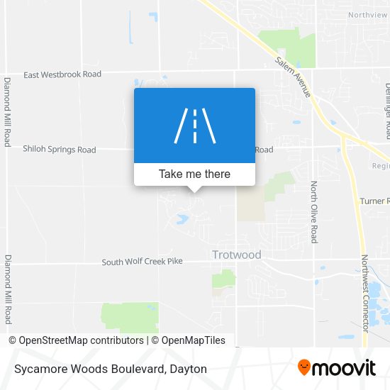 Mapa de Sycamore Woods Boulevard