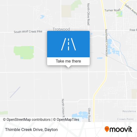 Thimble Creek Drive map