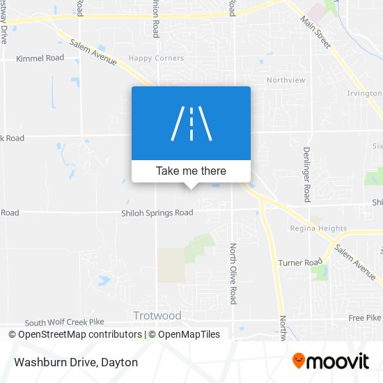 Washburn Drive map