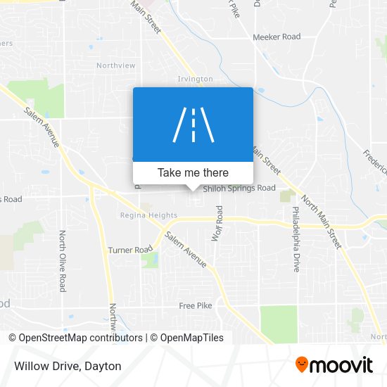 Mapa de Willow Drive
