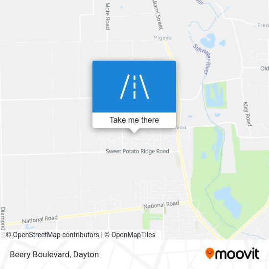 Mapa de Beery Boulevard