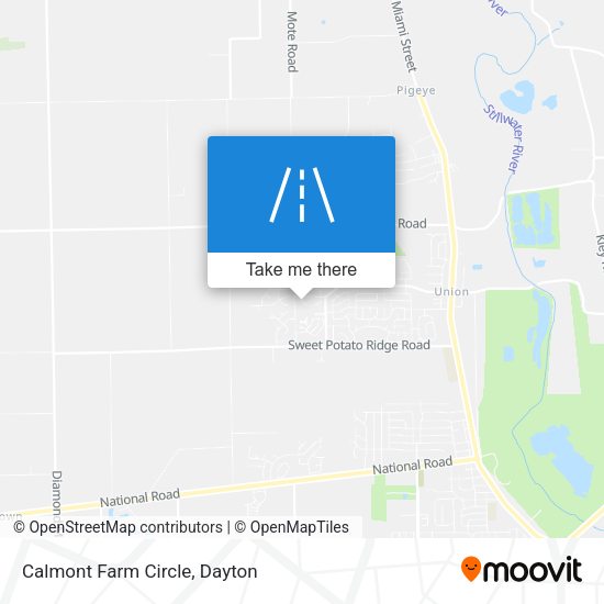 Calmont Farm Circle map