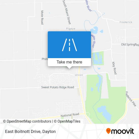 East Boitnott Drive map