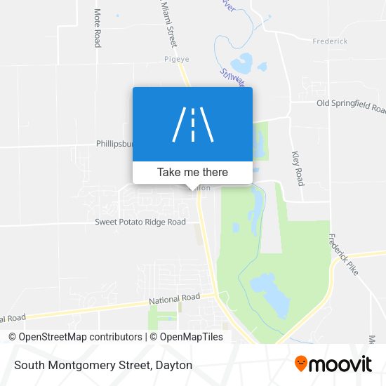 South Montgomery Street map