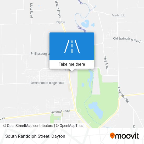 Mapa de South Randolph Street
