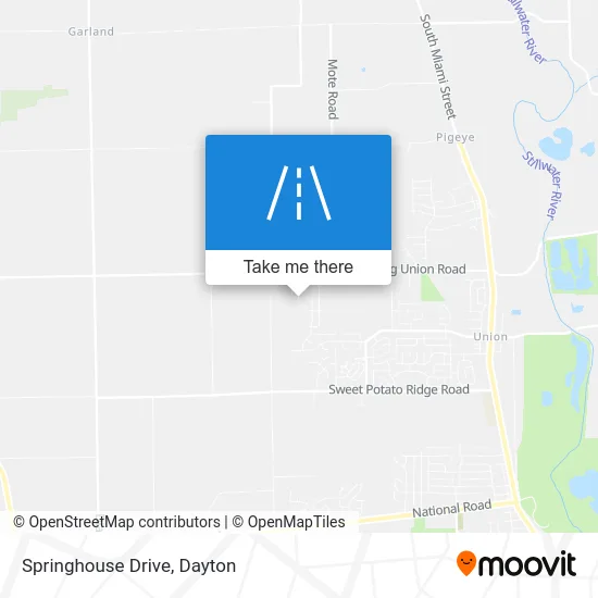 Springhouse Drive map